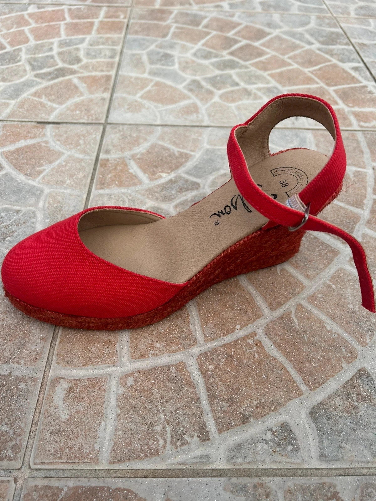 Sapatos com plataforma 38 Dalson vermelho em muito bom estado para mulher – photo 9
